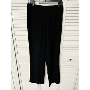 Sag Harbor Stretch black dress career pants straight leg women's size 6